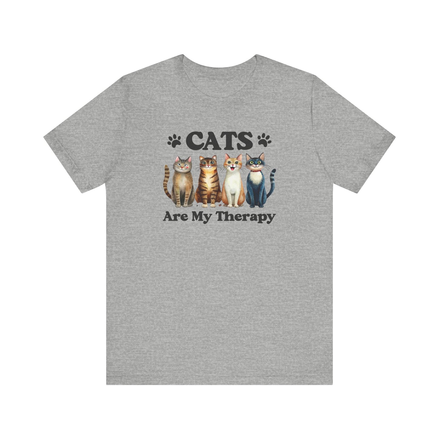 Cats Are My Therapy Shirt