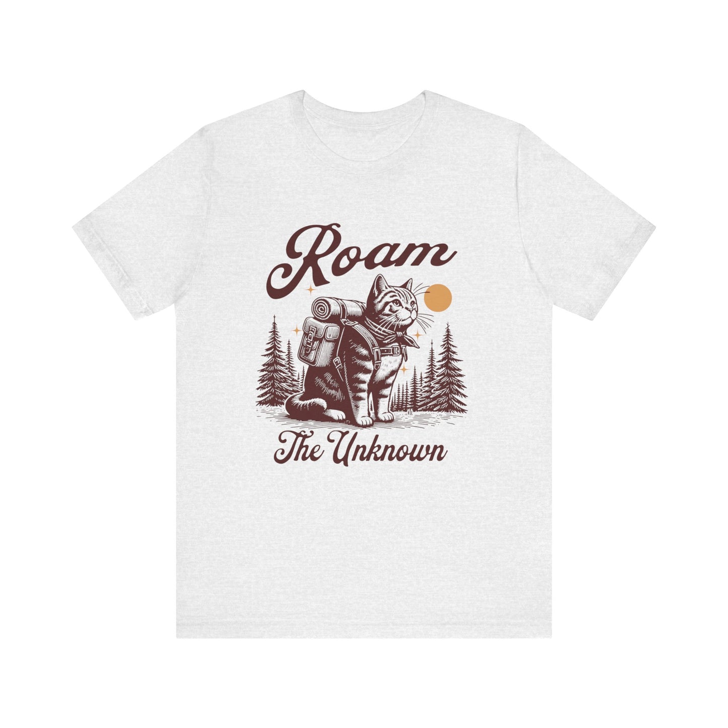 Hiking Cat Shirt, Roam The Unknown Shirt