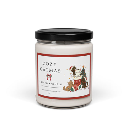 Cozy Catmas Cat Lovers Scented Candle