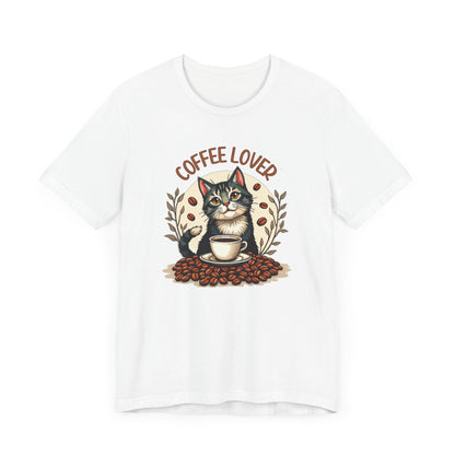 Coffee Lover Cat Tee