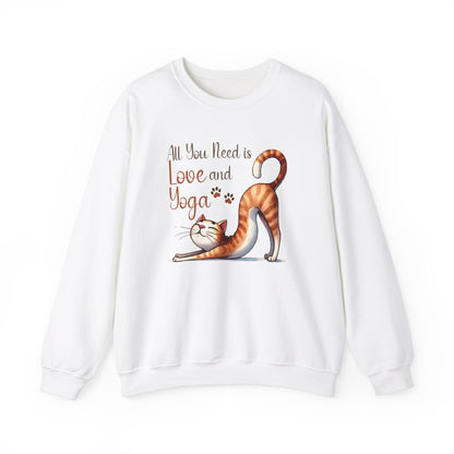 All You Need Yoga Cat Sweatshirt