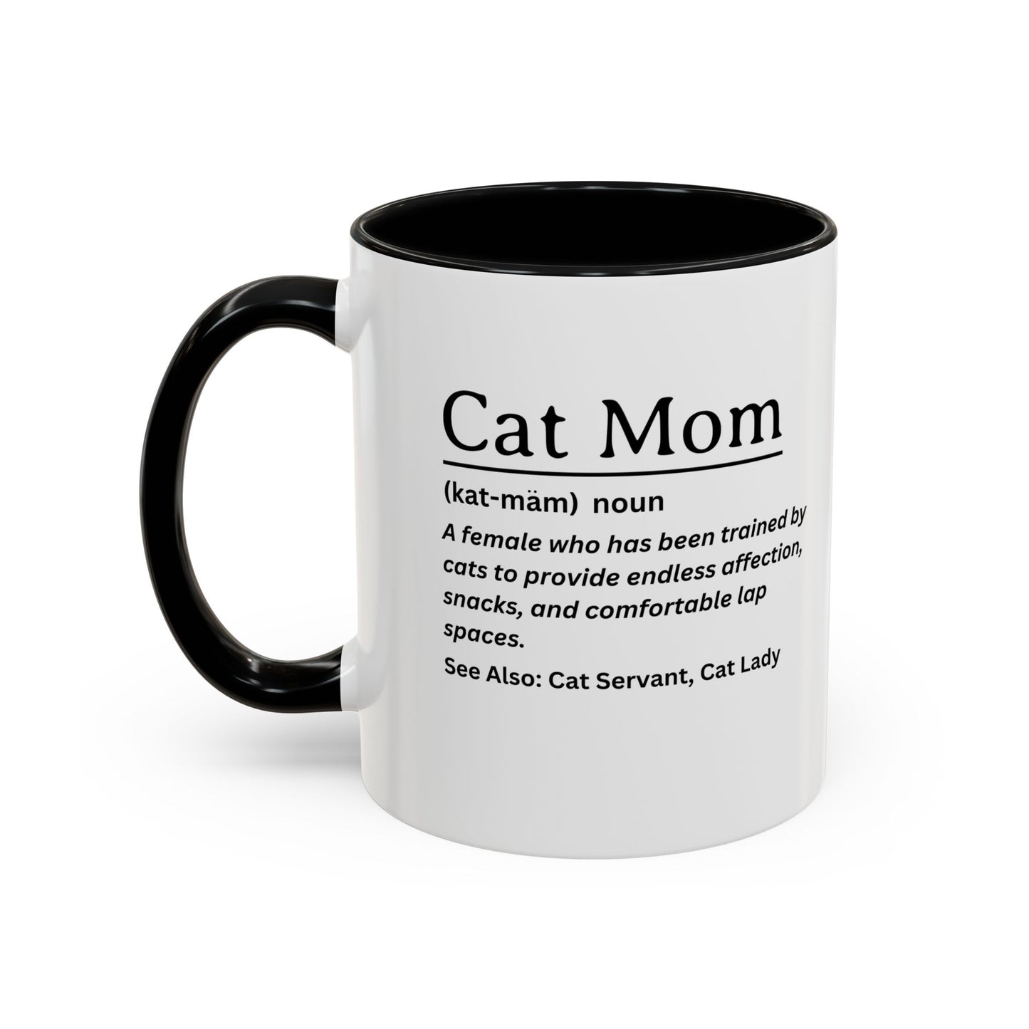 Funny Cat Mom Definition Mug