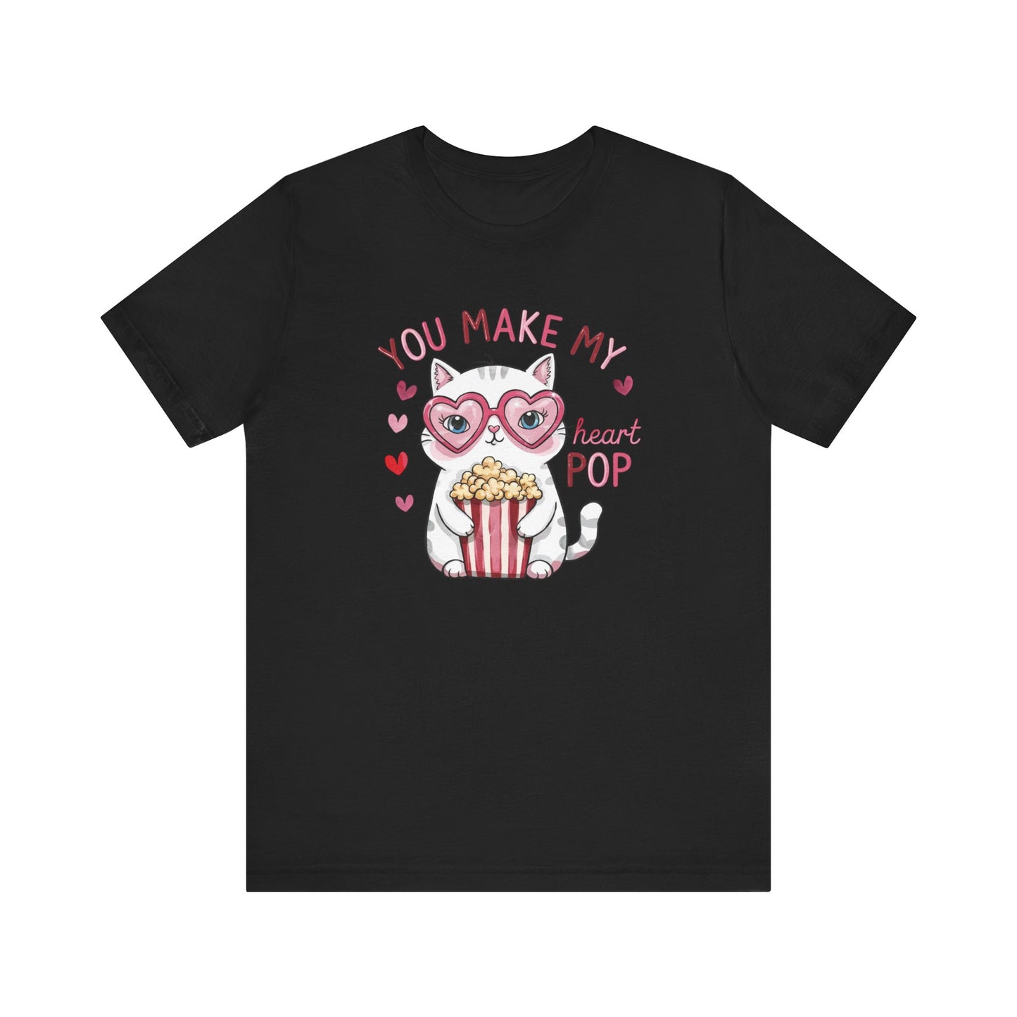 Cute Valentine's Cat T Shirt