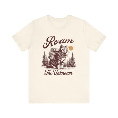 Hiking Cat Shirt, Roam The Unknown Shirt