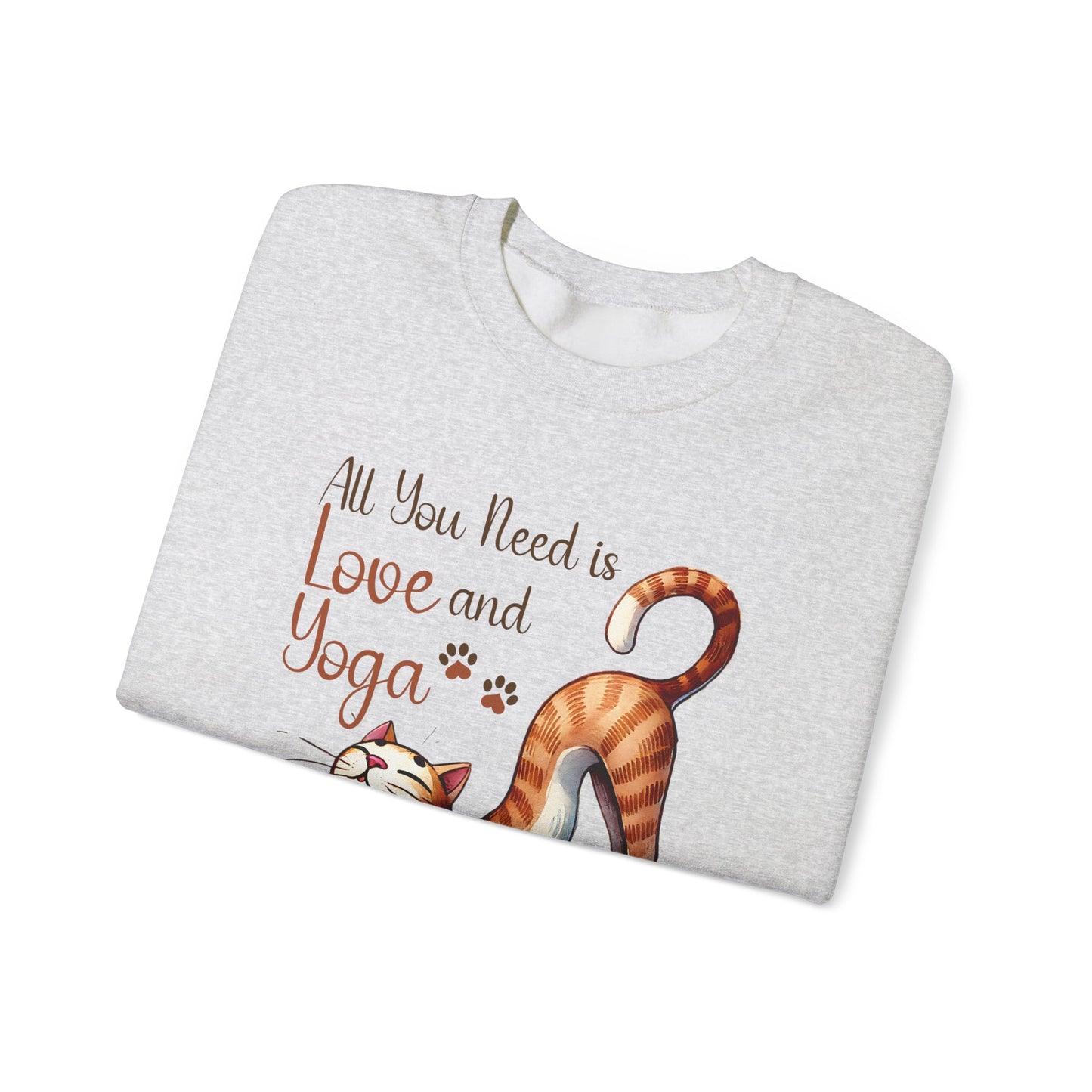 All You Need Yoga Cat Sweatshirt