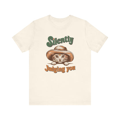 Silently Judging You Funny Cat Shirt