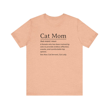 Funny Definition Shirt, Cat Mom Tee