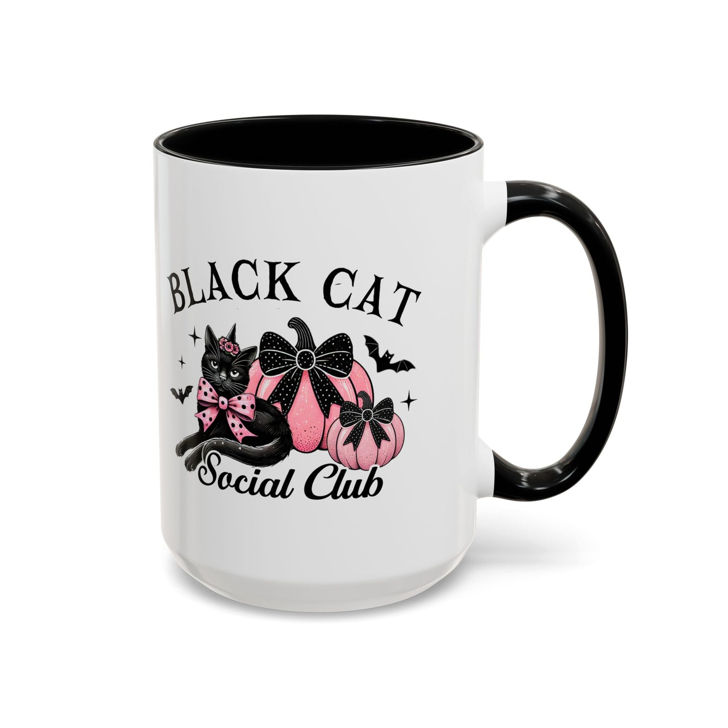 Black Cat Social Club Halloween Mug