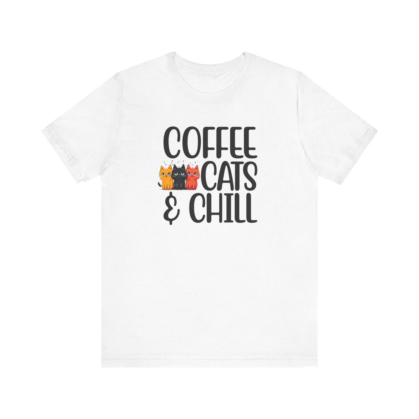 Coffee, Cats, and Chill Cat Shirt