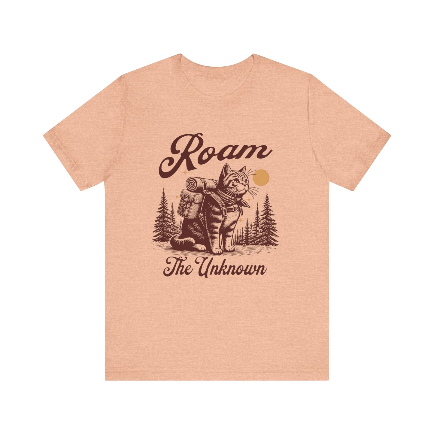 Hiking Cat Shirt, Roam The Unknown Shirt