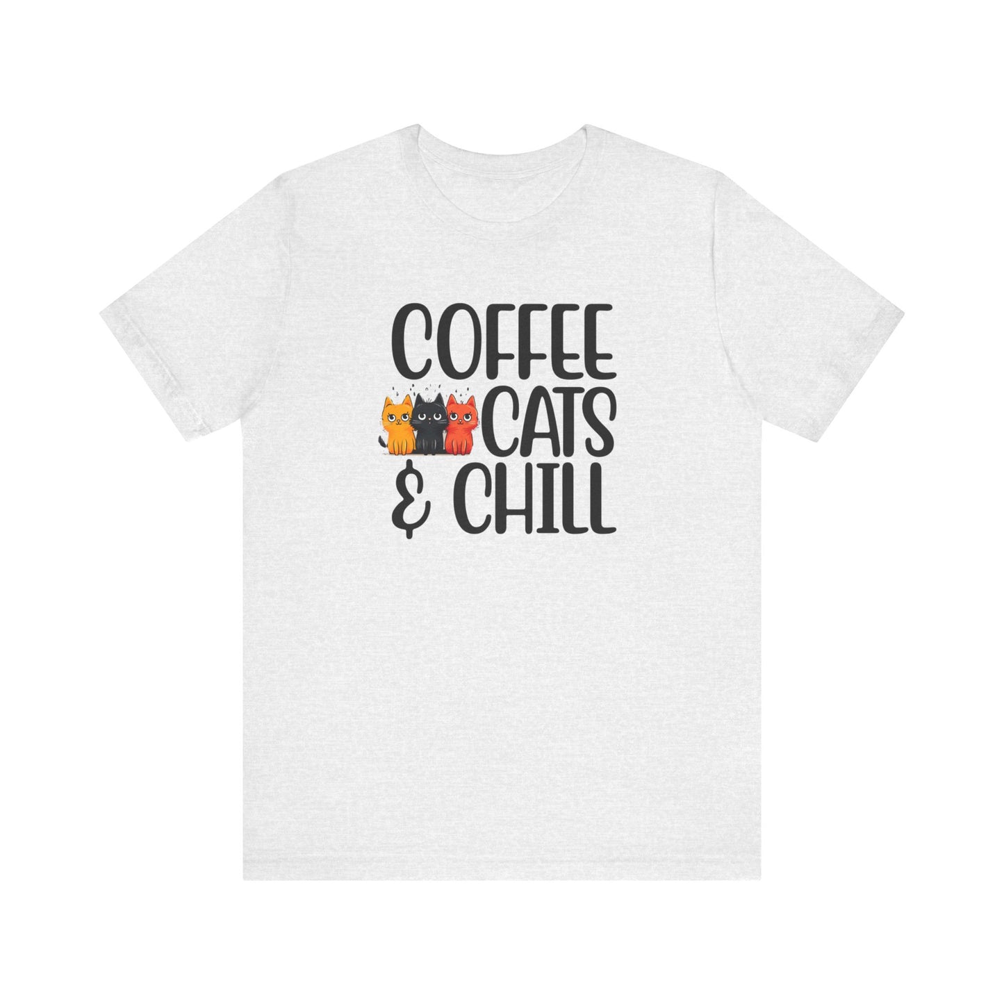 Coffee, Cats, and Chill Cat Shirt