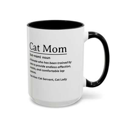 Funny Cat Mom Definition Mug