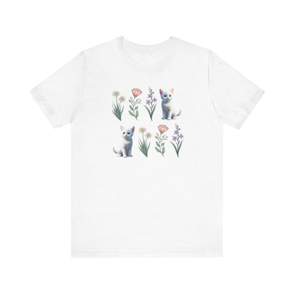 Boho Flowers and Cats Shirt