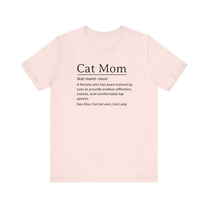 Funny Definition Shirt, Cat Mom Tee