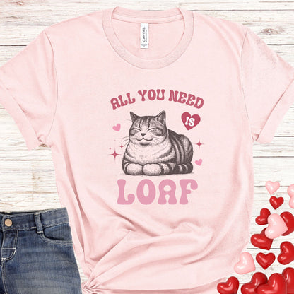 Valentine's Cat Loaf T-Shirt