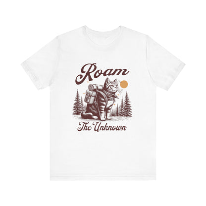 Hiking Cat Shirt, Roam The Unknown Shirt