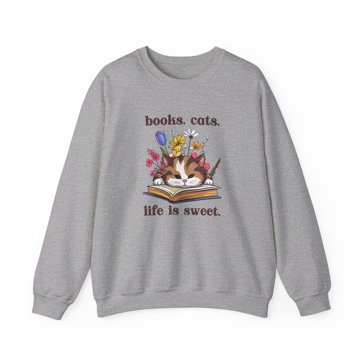 Books and Cats Sweatshirt