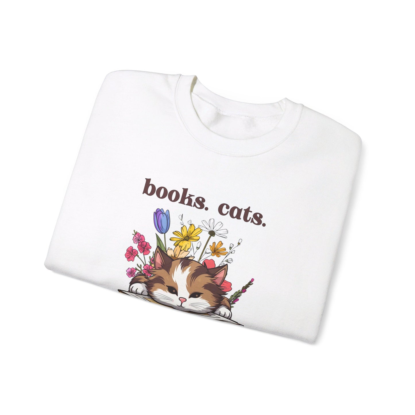 Books and Cats Sweatshirt