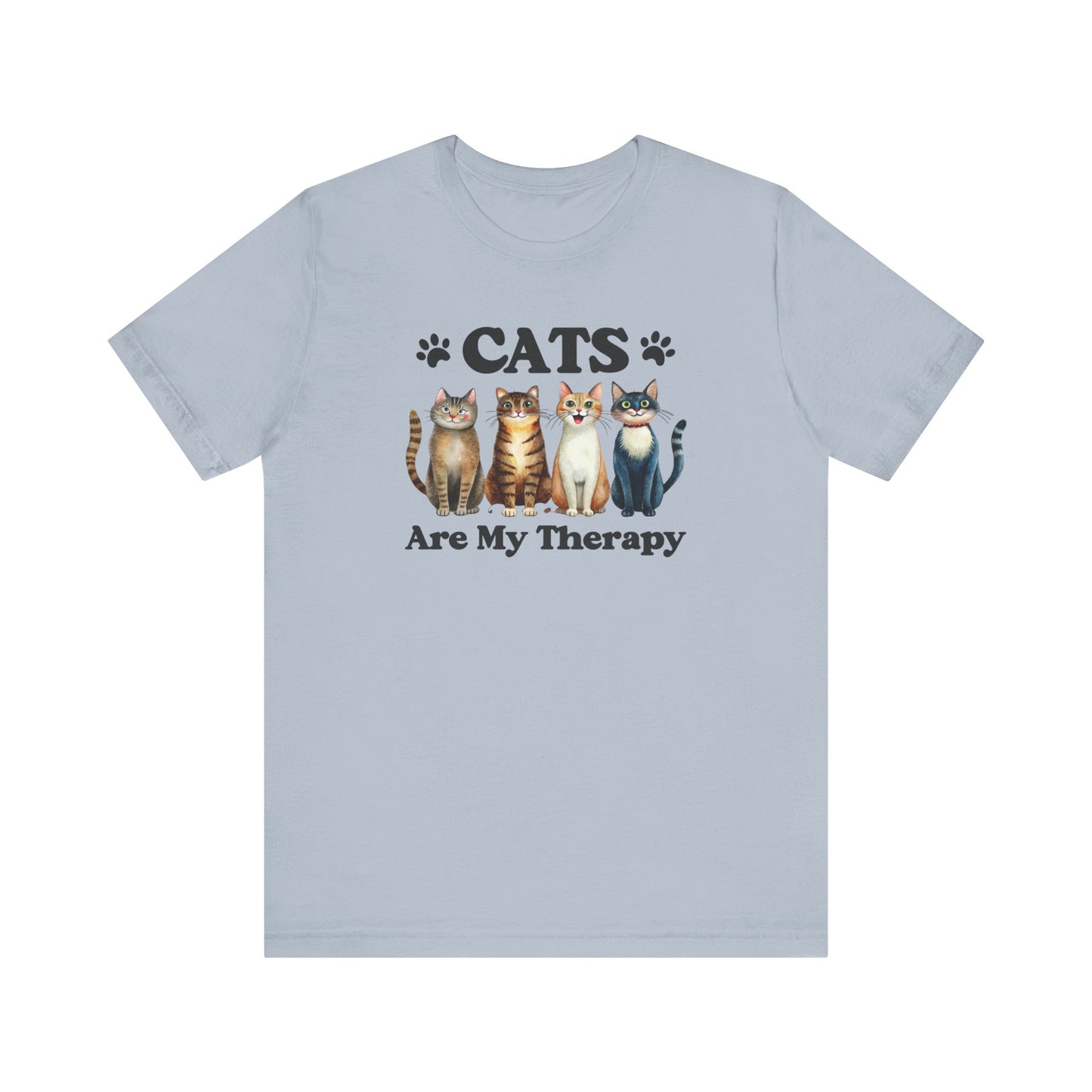 Cats Are My Therapy Shirt