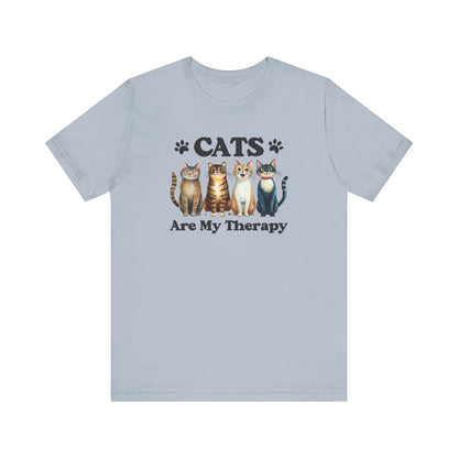 Cats Are My Therapy Shirt