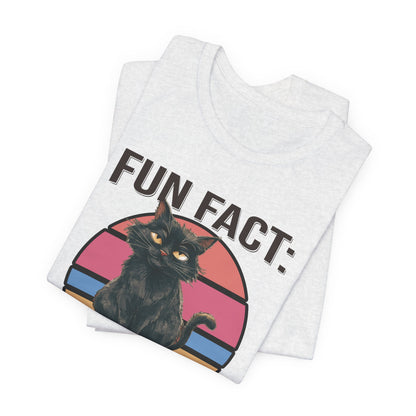 Fun Fact: I Don't Care Cat Shirt