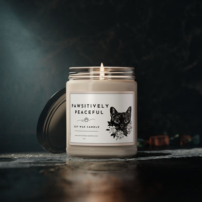 Pawsitively Peaceful Cat Lovers Scented Candle