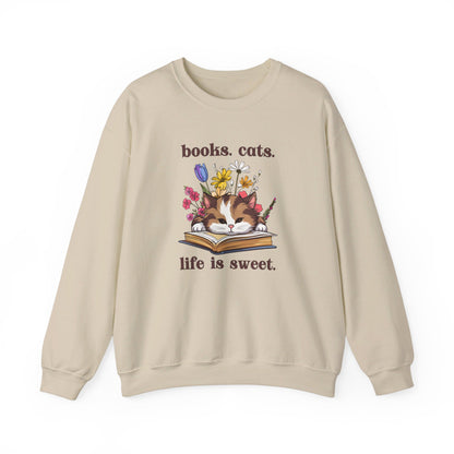 Books and Cats Sweatshirt