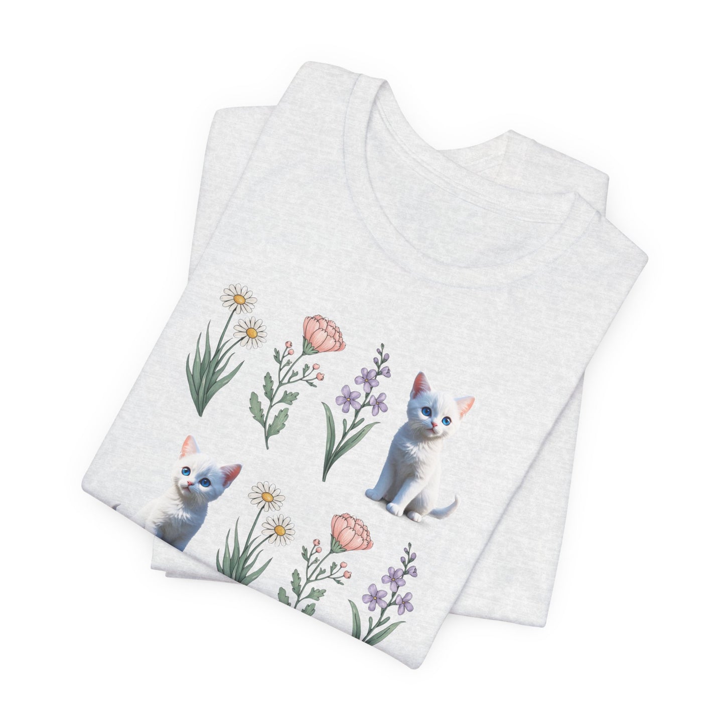 Boho Flowers and Cats Shirt