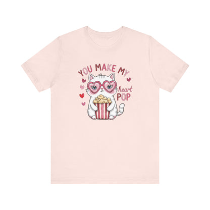 Cute Valentine's Cat T Shirt