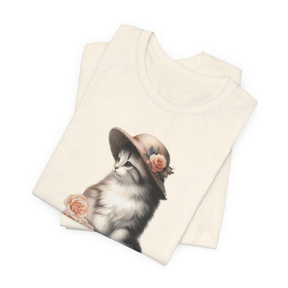 Vintage Girly Cat Mom Shirt