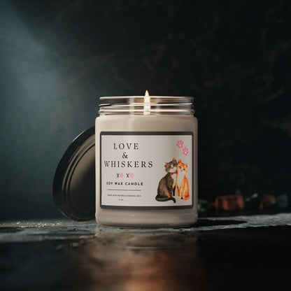 Love & Whiskers Cat Lovers Scented Candle