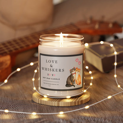 Love & Whiskers Cat Lovers Scented Candle