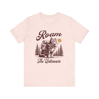 Hiking Cat Shirt, Roam The Unknown Shirt