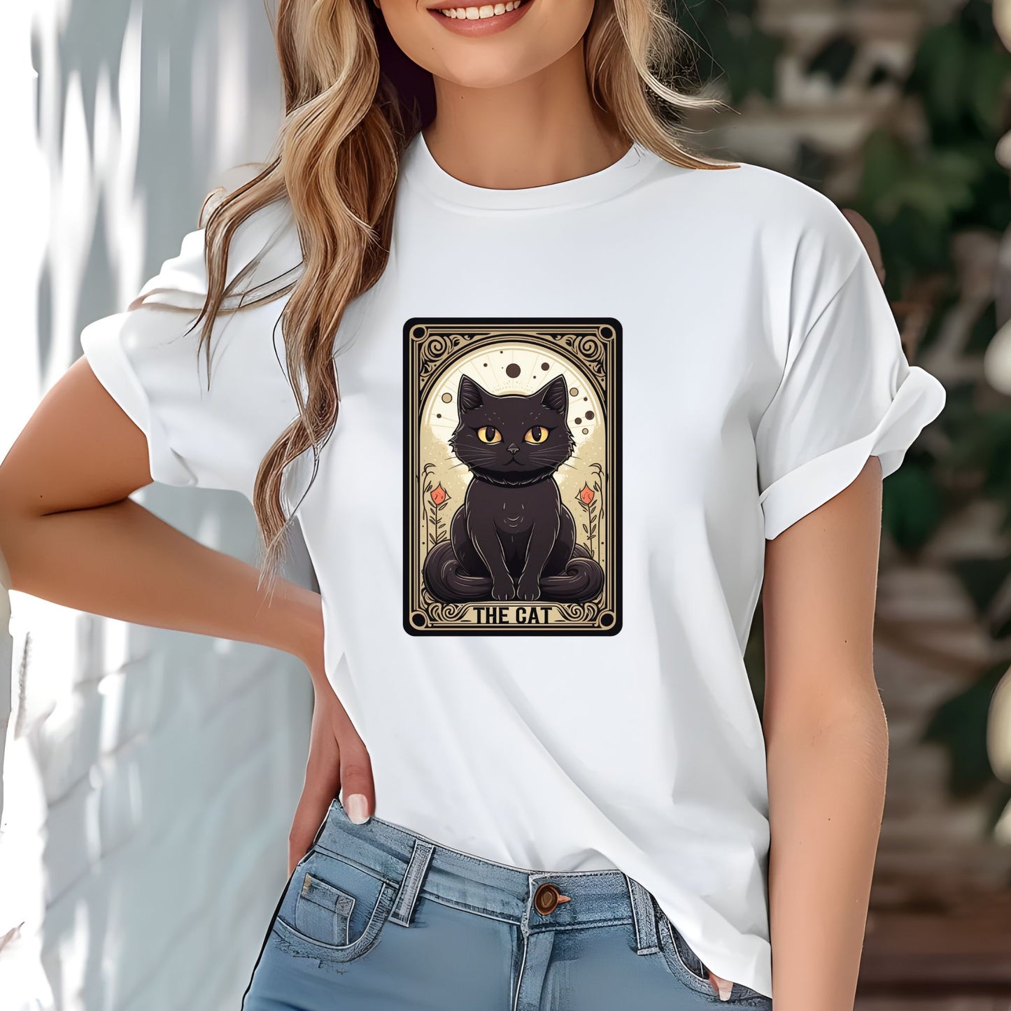 Cat Tarot Card Shirt