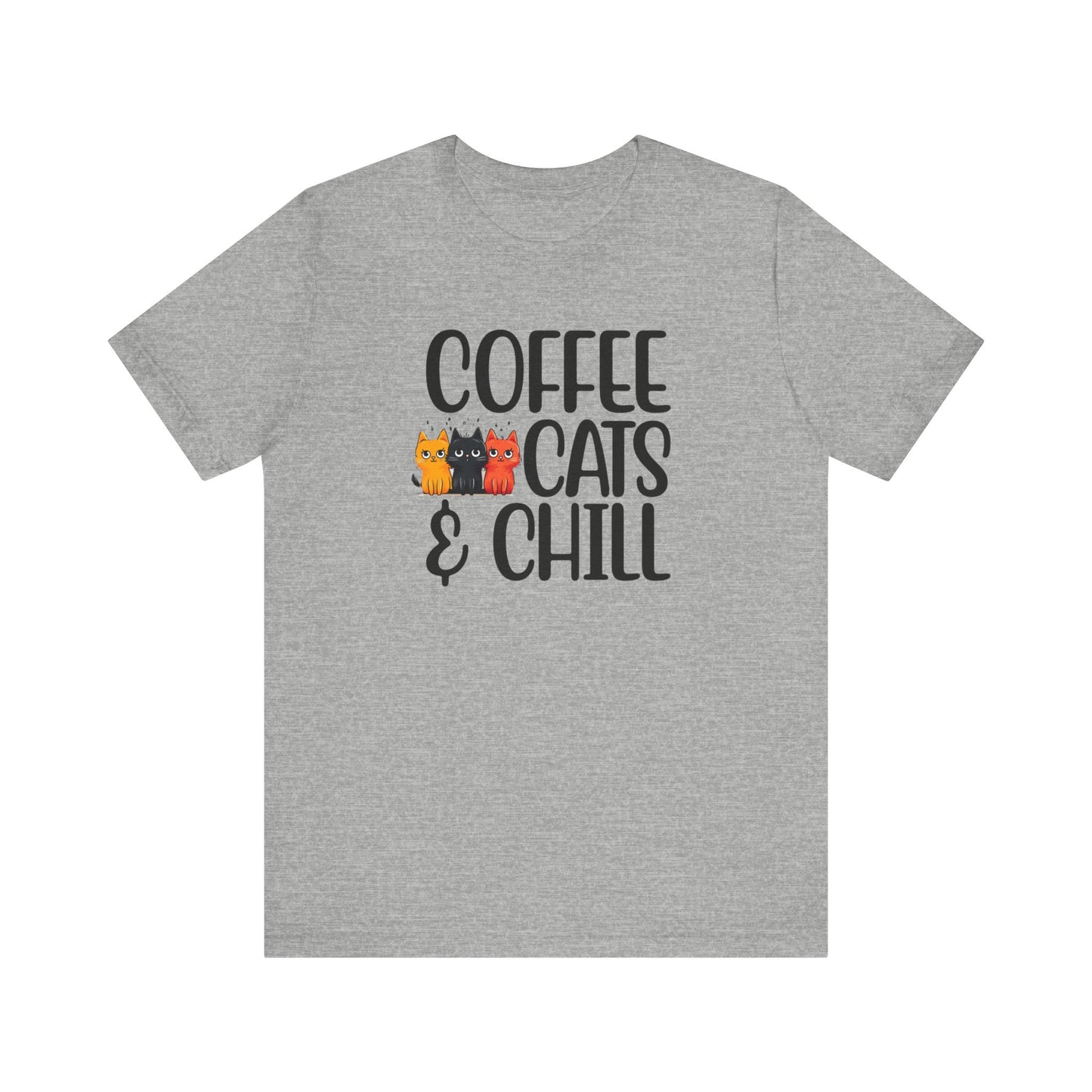 Coffee, Cats, and Chill Cat Shirt