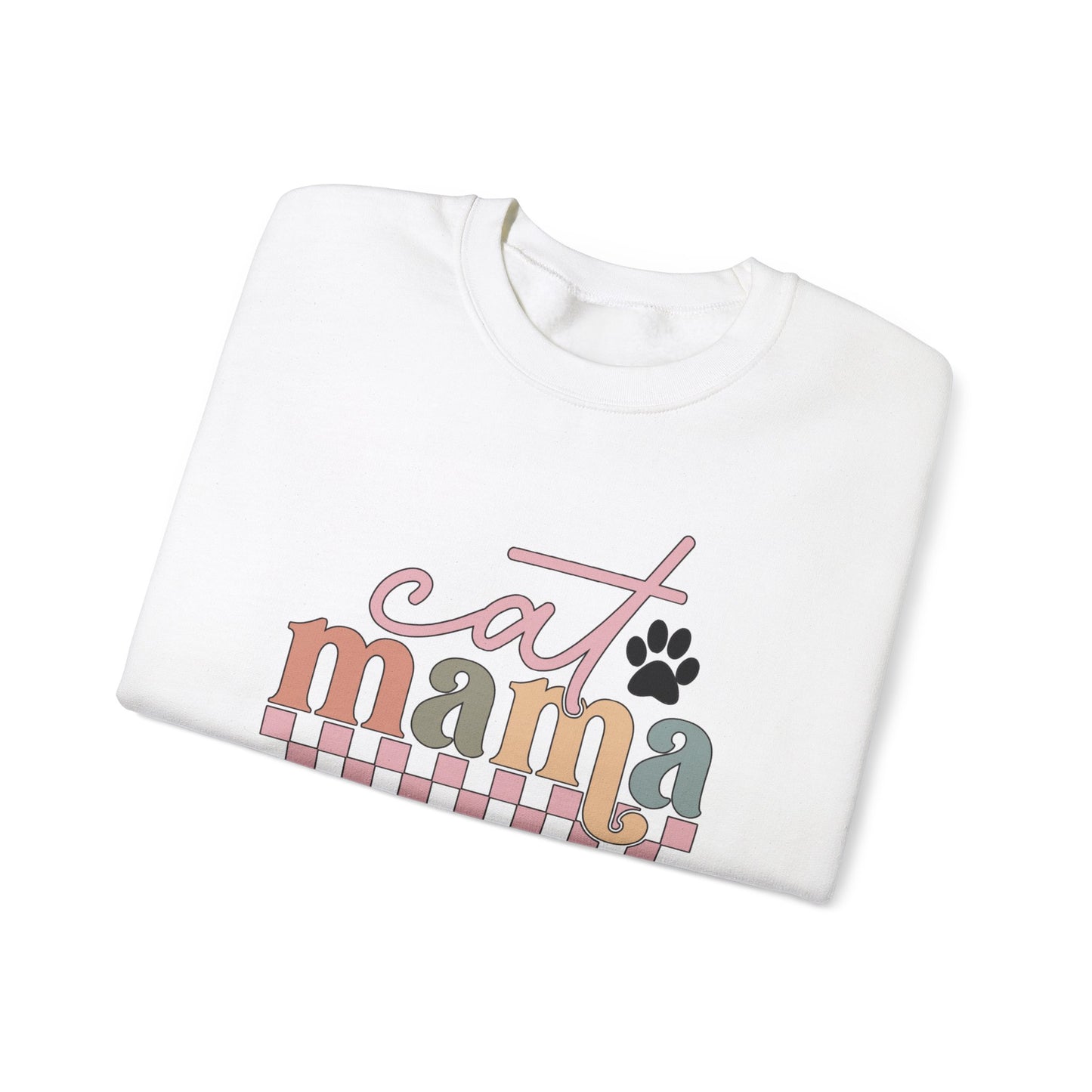 Cat Mama Retro Sweatshirt