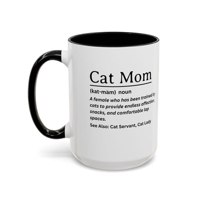 Funny Cat Mom Definition Mug