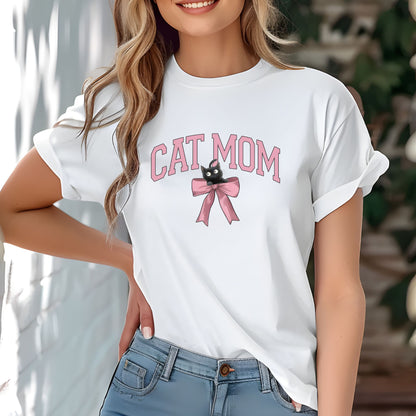 Coquette Cat Mom Shirt