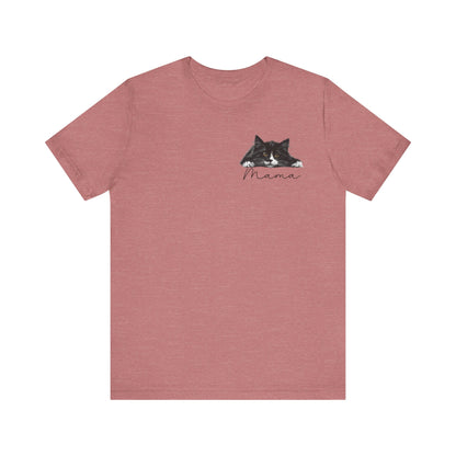 Cat Mama Shirt, Tuxedo Cat