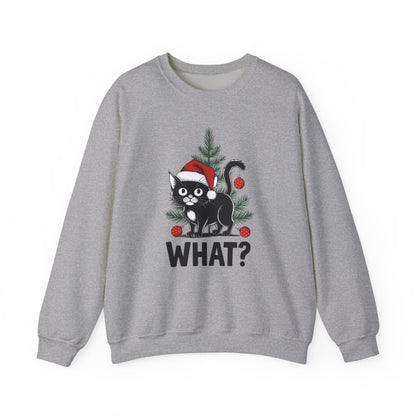 Funny Black Cat Christmas Sweatshirt