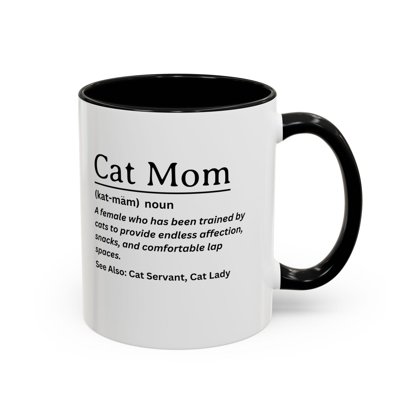 Funny Cat Mom Definition Mug