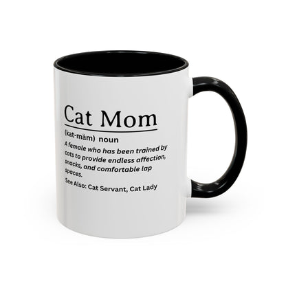 Funny Cat Mom Definition Mug