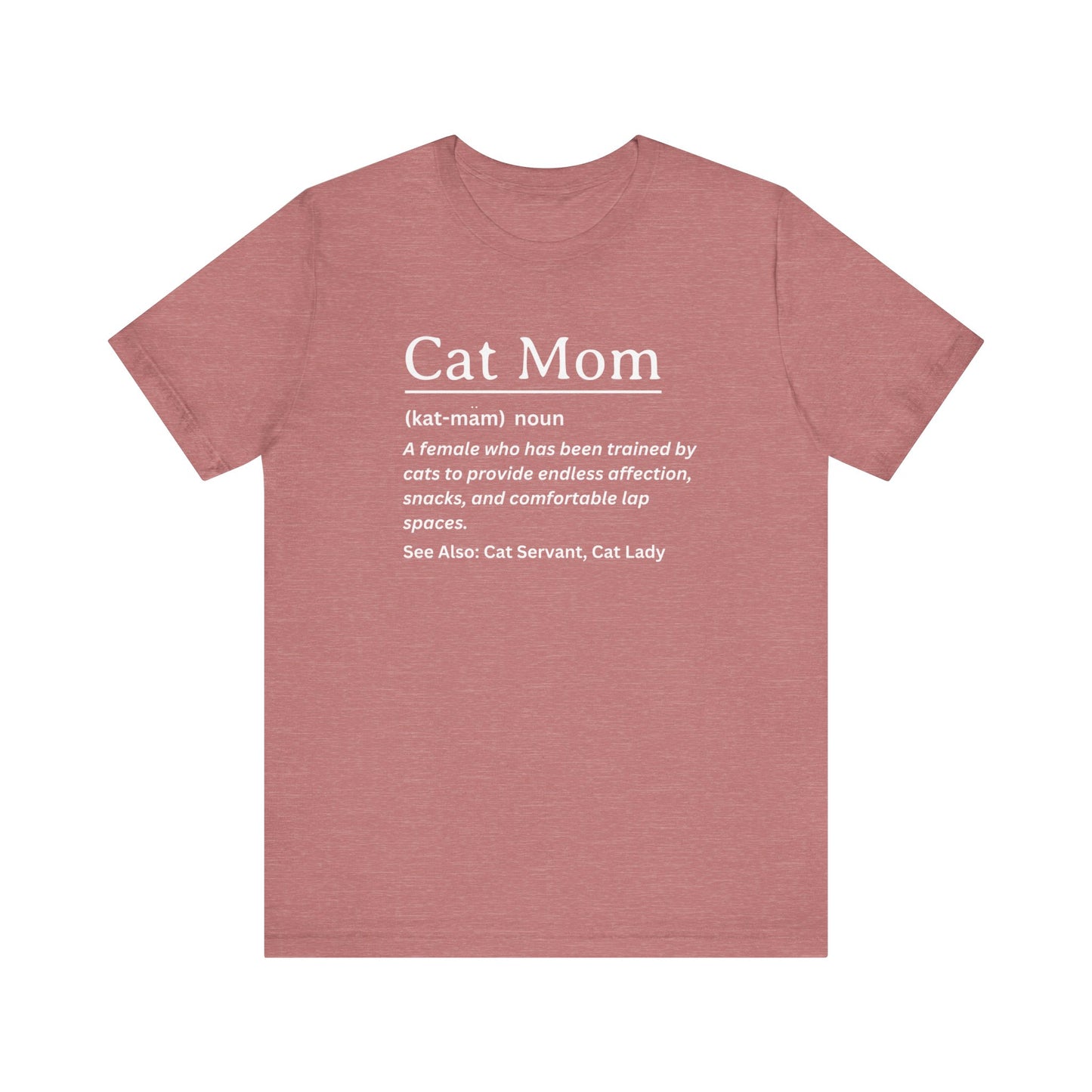 Funny Definition Shirt, Cat Mom Tee