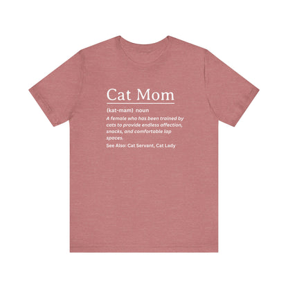 Funny Definition Shirt, Cat Mom Tee