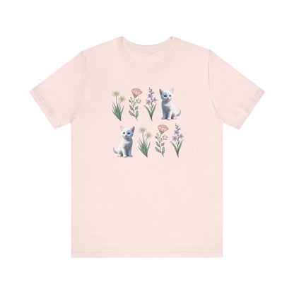 Boho Flowers and Cats Shirt