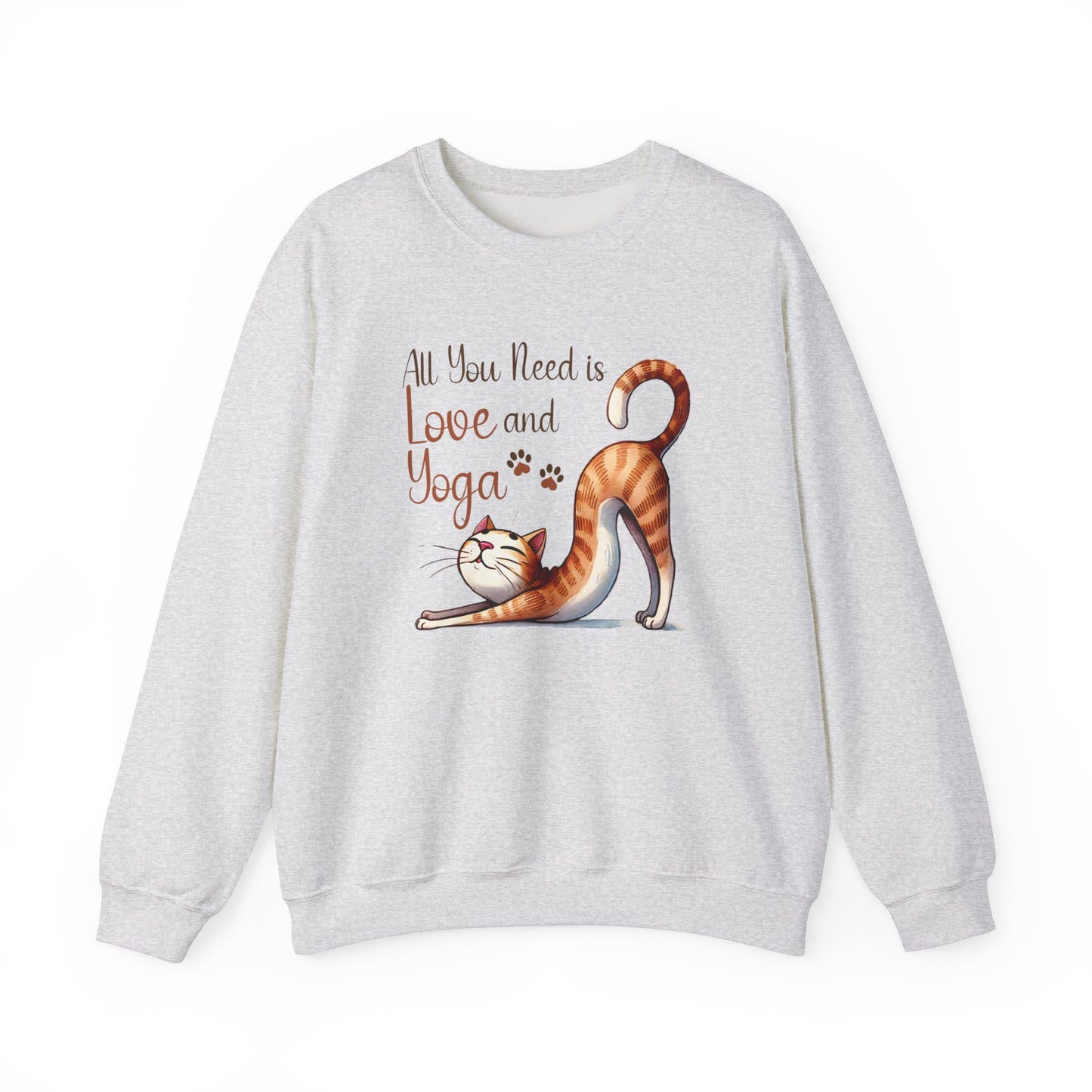 All You Need Yoga Cat Sweatshirt