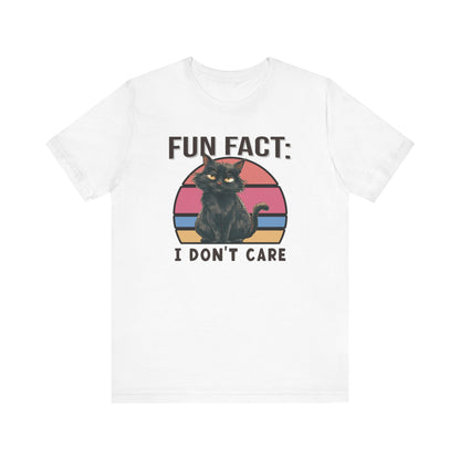 Fun Fact: I Don't Care Cat Shirt