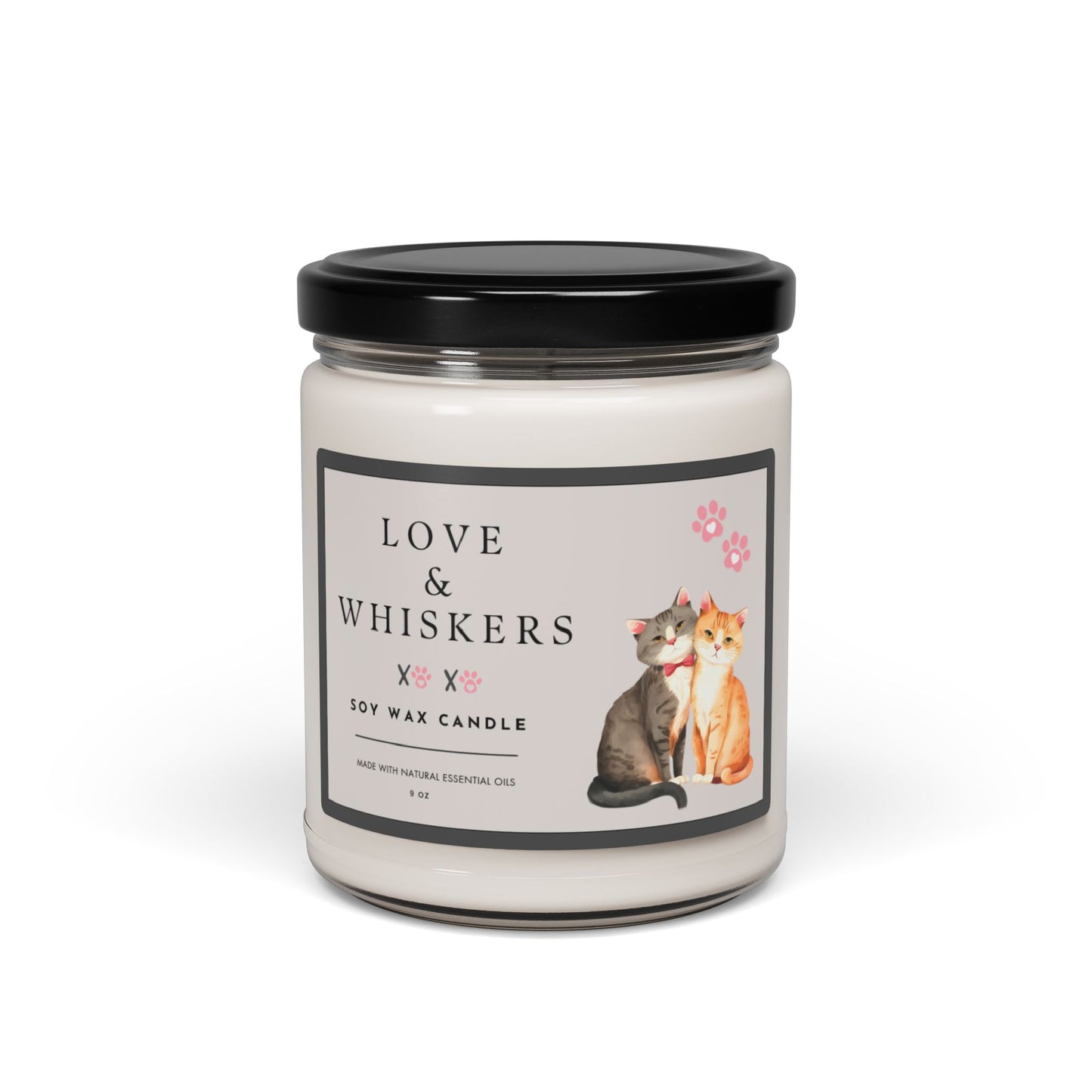 Love & Whiskers Cat Lovers Scented Candle