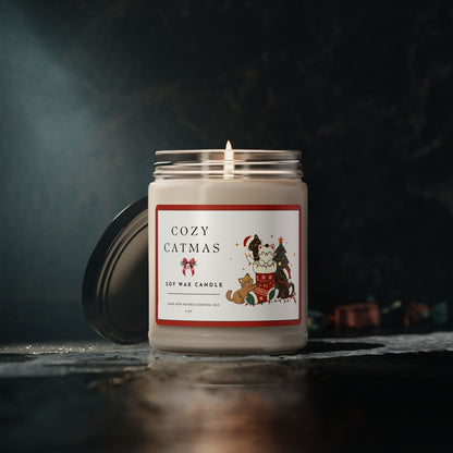 Cozy Catmas Cat Lovers Scented Candle