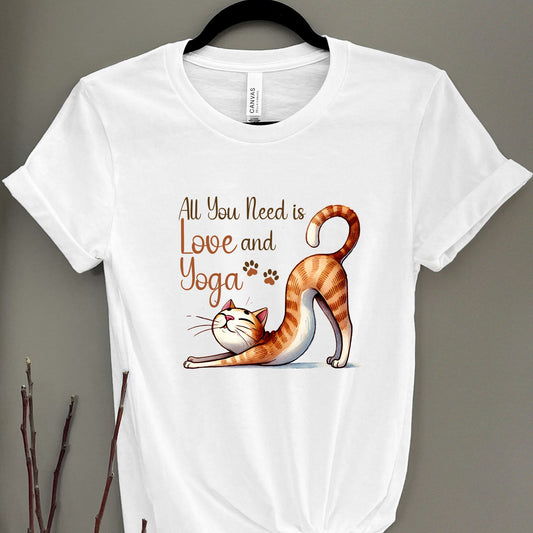 All You Need Cat Yoga Shirt